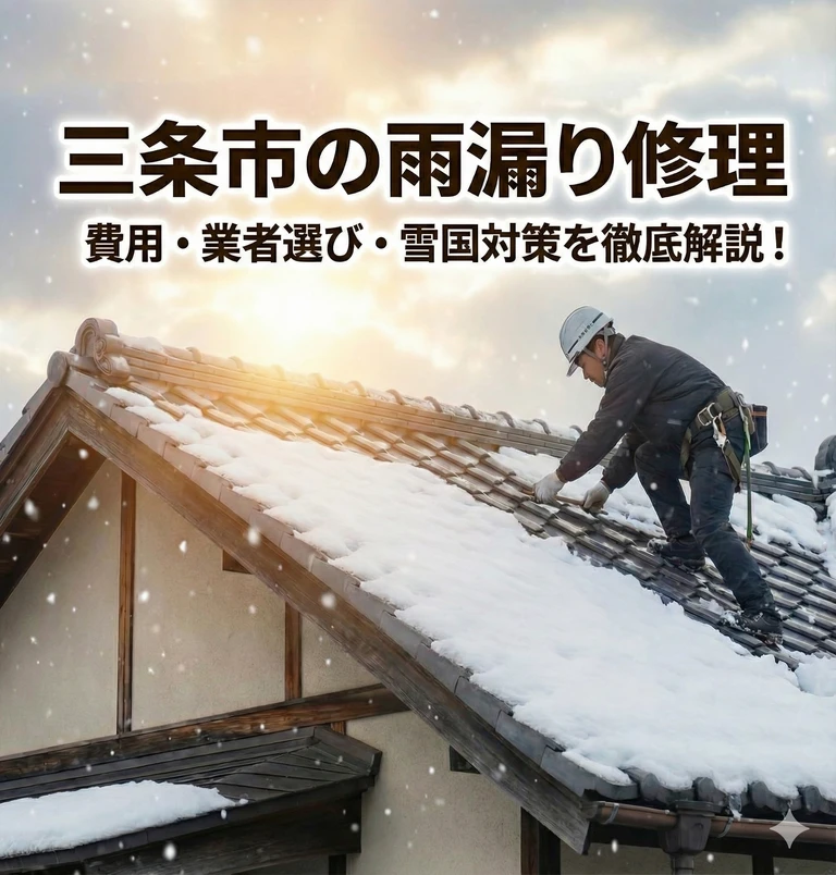 三条市の雨漏り修理